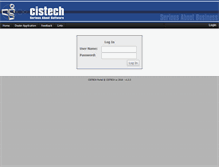 Tablet Screenshot of portal.cistech.co.za